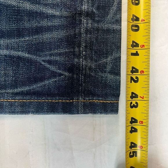 Cult Of Individuality Japanese Selvedge Rockabilly Slim Straight Jeans Men 31x33 - Picture 9 of 9